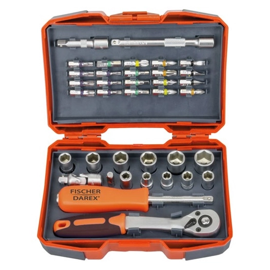 Coffret douilles et embouts 1/4 38 pièces - FISCHER DAREX