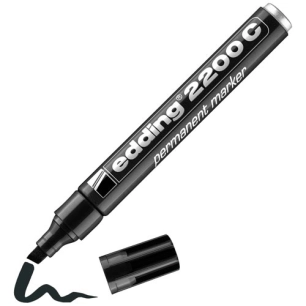 Marqueur permanent noir blister de 1 - EDDING