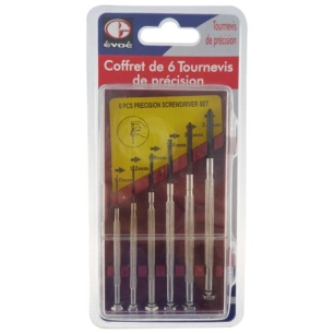 Coffret 6 tournevis de precision - EVOE