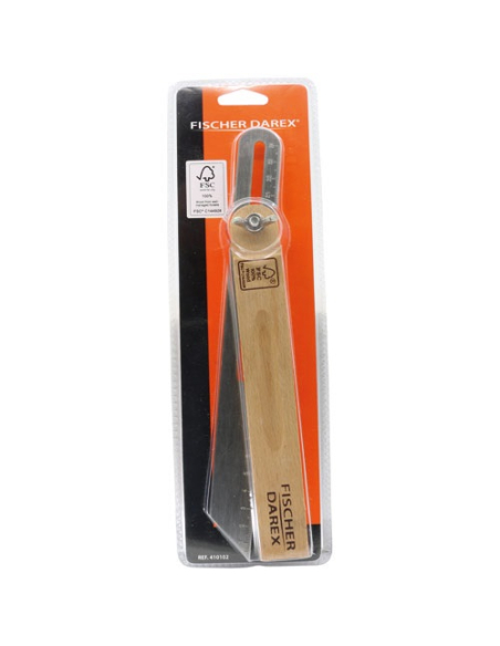Fausse équerre bois 25cm sc - FISCHER DAREX