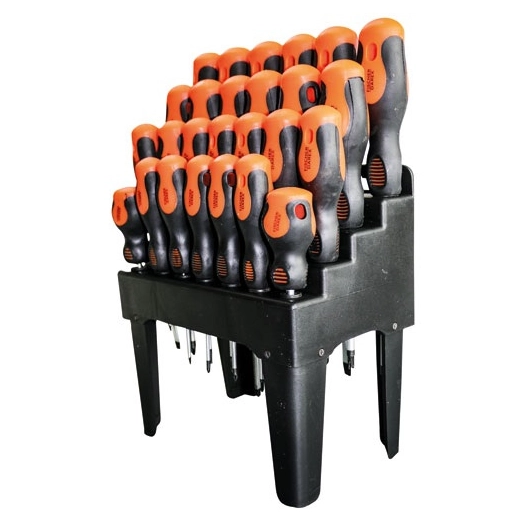 Tournevis lot de 26 avec râtelier de stockage - FISCHER DAREX