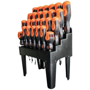 Tournevis lot de 26 avec râtelier de stockage - FISCHER DAREX