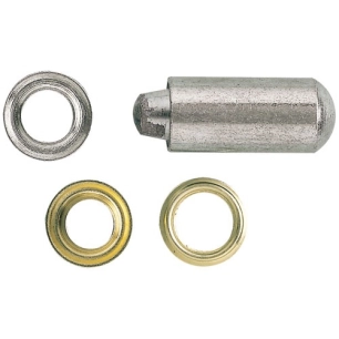 Oeillet bâche avec jeu pose laiton Ø10mm blister 25 - CHAPUIS