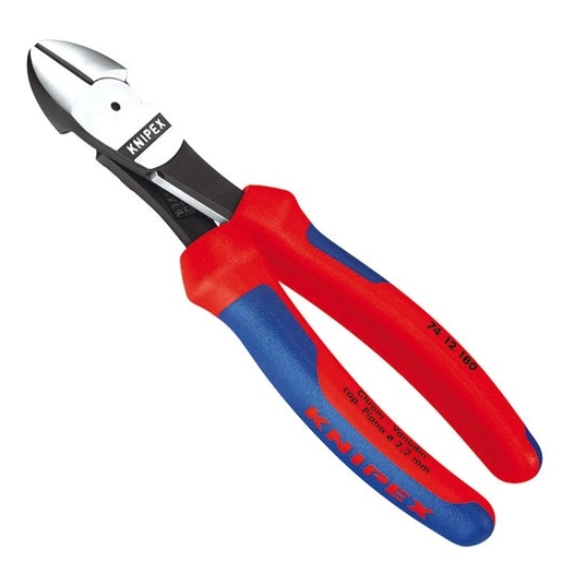 Pince coupante côte à forte demultiplicat.180mm - KNIPEX