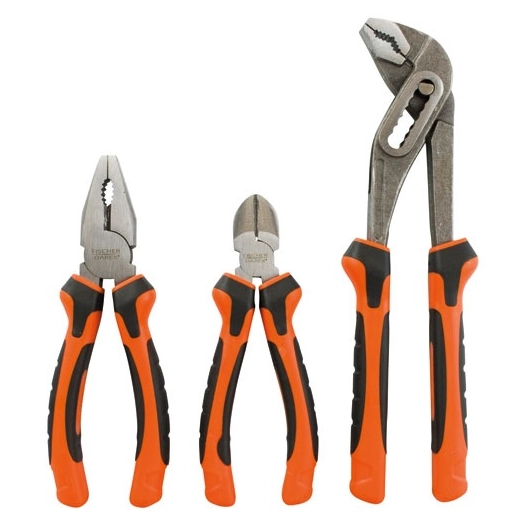 Jeu de 3 pinces 160mm 180mm 240mm - FISCHER DAREX