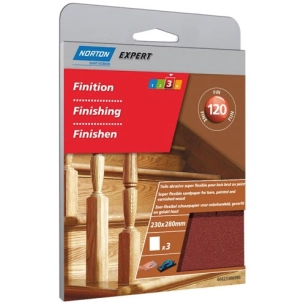 Toile abrasive superflex grain 120 x3 sc - NORTON