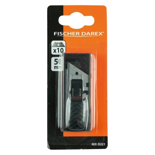 Lame trapèze 50mm x10 blister - FISCHER DAREX