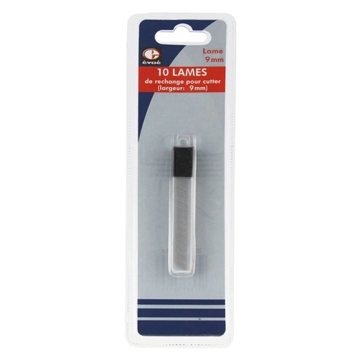 6 Lames de cutter 9mm x10 - EVOE