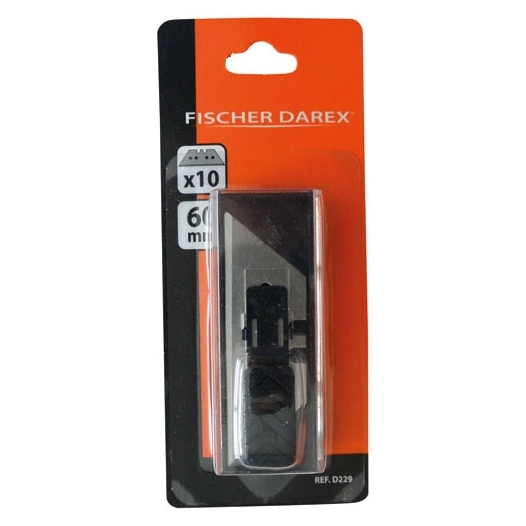 Lame trapèze 60mm x10 blister - FISCHER DAREX
