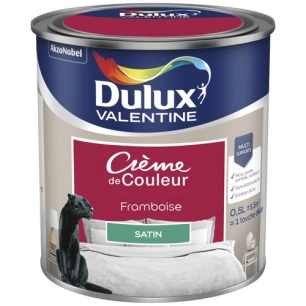 Valentine crème de couleur satin 0.5l framboise - DULUX VALENTINE