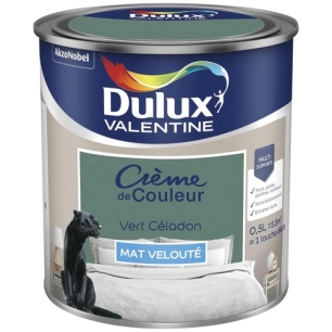 Valentine crème de couleur mat 0.5l vert céladon - DULUX VALENTINE