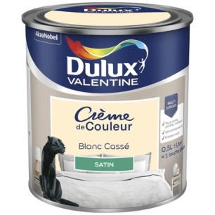 Valentine crème de couleur satin 0.5l blanc cassé - DULUX VALENTINE