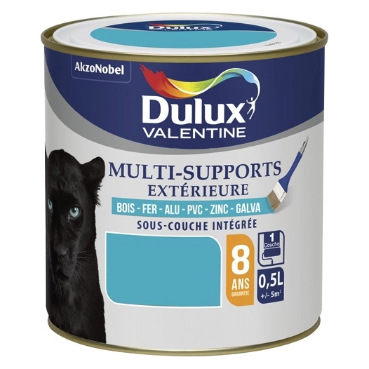 Valentine multisupport extérieure 0.5l bleu turquoise - DULUX VALENTINE