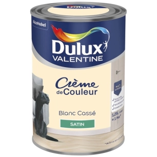 Valentine crème de couleur satin 1.25l blanc cassé - DULUX VALENTINE
