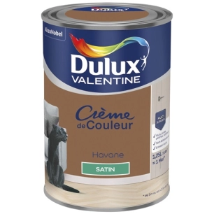 Valentine crème de couleur satin 1.25l havane - DULUX VALENTINE