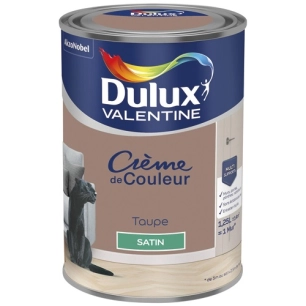 Valentine crème de couleur satin 1.25l taupe - DULUX VALENTINE
