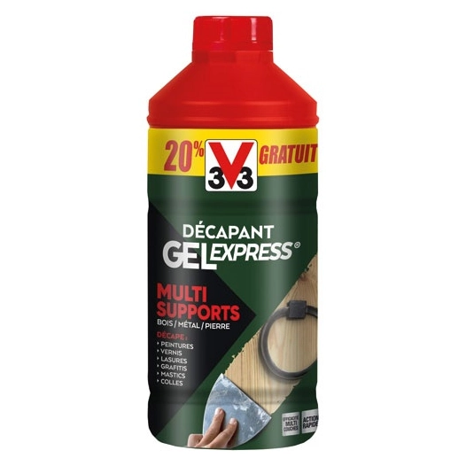 Décapant multi-supports 1 litre +20% offerts - V33