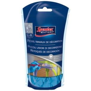 Gants petits travaux d extérieur x10 taille 8 - SPONTEX EXPERT