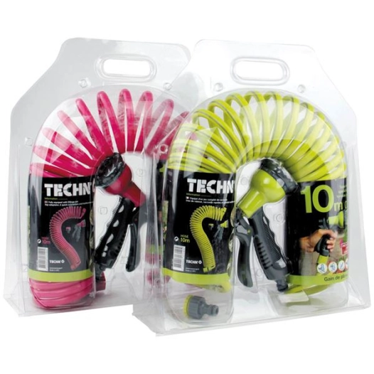 Tuyau flexible torsade 9mm 10m coloris anis - TECHN