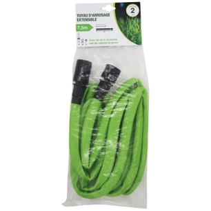 Tuyau extensible No Name 7.5m vert - SANS MARQUE