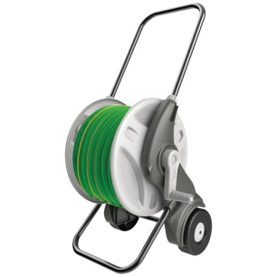 Dévidoir sur roues équipé monté 15mm 25m raccord et lan - TECHN