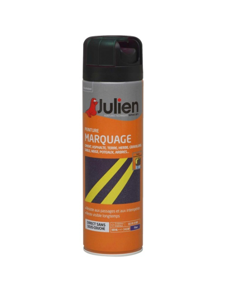 Julien aérosol marquage 500ml noir mat - JULIEN