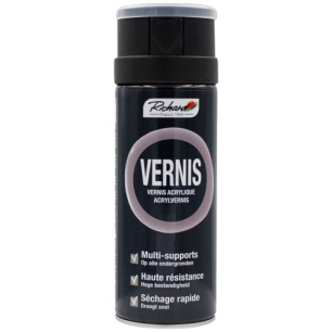 Aérosol 400ml vernis acrylique mat multi supports - RICHARD COLORANTS