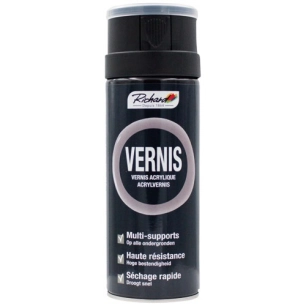 Aérosol 400ml vernis acrylique multi-supports brillant - RICHARD COLORANTS