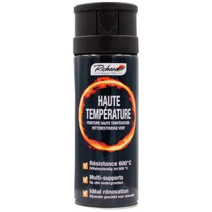 Aérosol 400ml resistante haute température 600°c noir - RICHARD COLORANTS