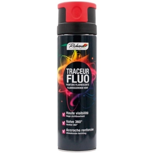 Aérosol 500ml traceur acrylique fluo rouge multi supports - RICHARD COLORANTS