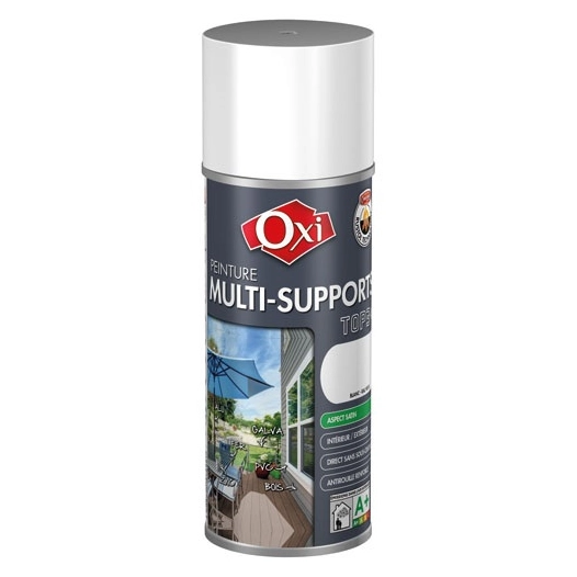 Peinture top 3 multi supports satin 400ml vert irlandais - OXI