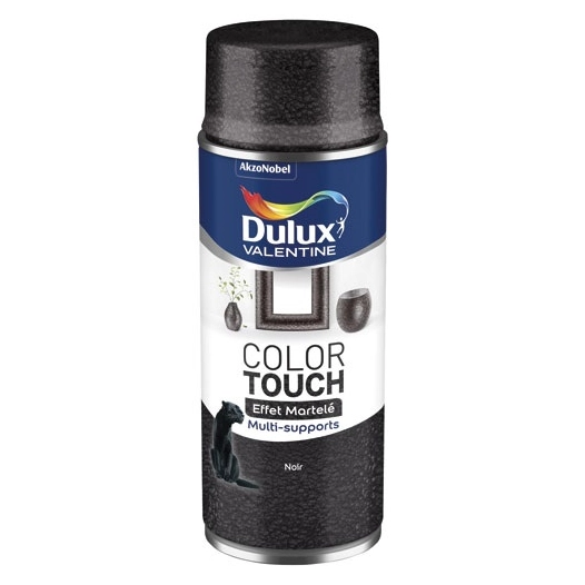 Aérosol Color Touch effet martelé noir 400ml - DULUX VALENTINE