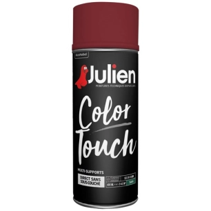 Bombe peinture Color Touch - 400 mL - rouge basque satin - JULIEN