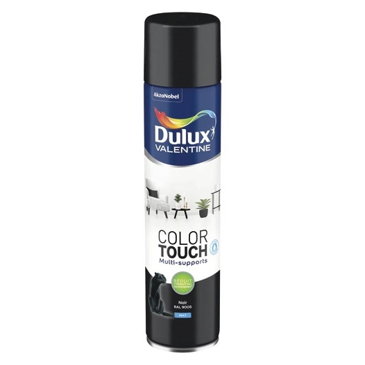 Aérosol Color Touch mat noir 600ml - DULUX VALENTINE