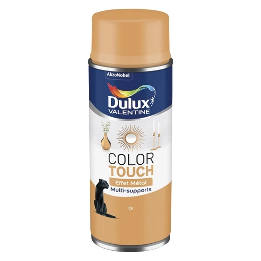 Aérosol Color Touch effet métal or 400ml - DULUX VALENTINE