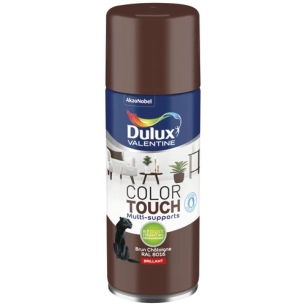 Aérosol Color Touch brillant brun chataîgne 400ml - DULUX VALENTINE