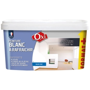 Peinture mur/plaf à rafraîchir 3.0l+20% plafc3 - OXI