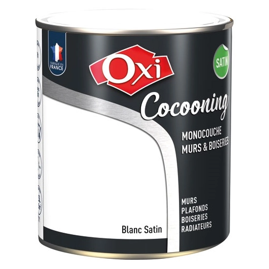 Murs bois satin blanc 2.5l - OXI