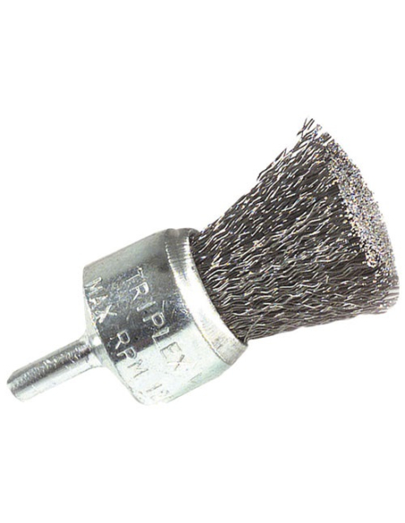 Brosse métal pinceau sur tige t6 vrac - TIVOLY