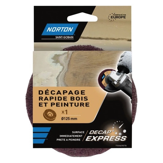 Disque decap express bois 125 norton - NORTON