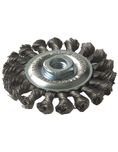 Brosse circulaire M14 95mm torsadée blister - TIVOLY