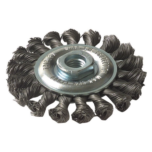 Brosse circulaire M14 95mm torsadée blister - TIVOLY