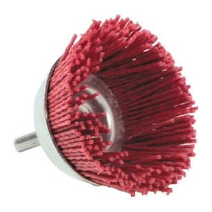 Brosse coupe 65mm nylon sur tige t6 g.80 blister - TIVOLY