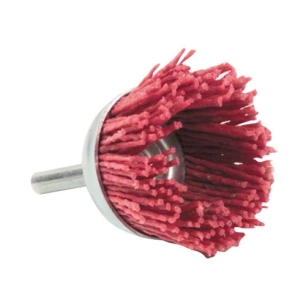 Brosse coupe 45mm nylon sur tige t6 g.80 blister - TIVOLY