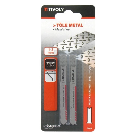 Lame scie sauteuse b&d tôle métal bl2 - TIVOLY