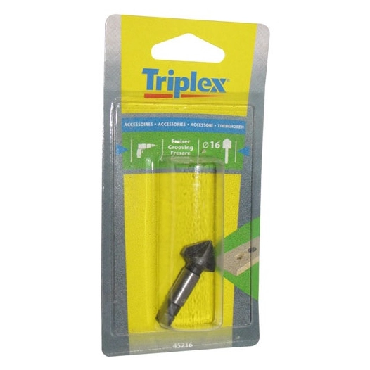 Fraise encastrement d.16mm triplex - TIVOLY