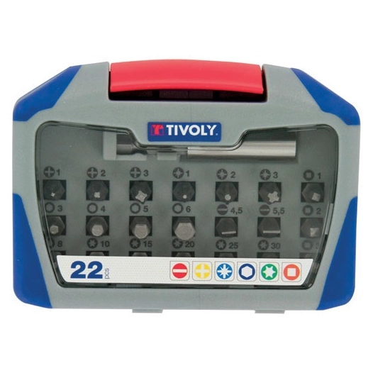 Coffret embouts standard 22 pièces - TIVOLY