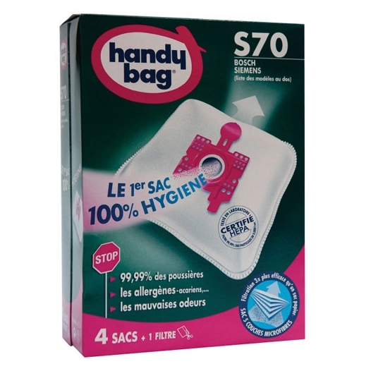 Sac aspirateur handy bag non tissé x4 bosch s70 - HANDY BAG