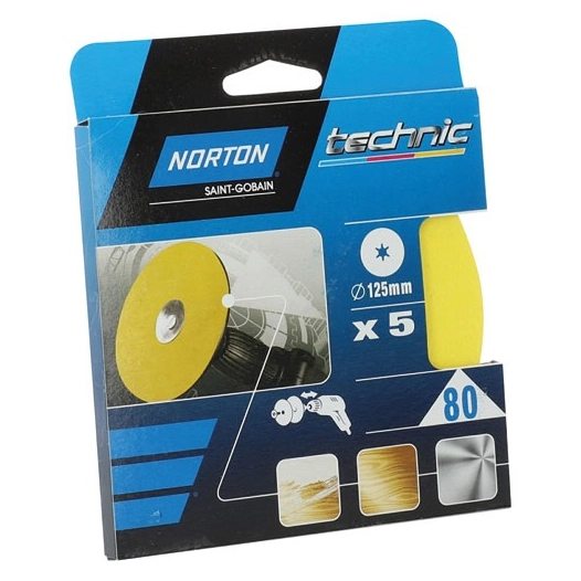 Disque OBLONG 125x12 grain 80 - NORTON