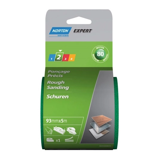 Rouleau norgrip 93x5m g. 80 expert - NORTON